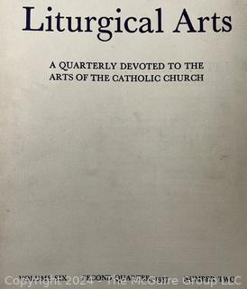 Six (6) Volumes of "Liturgical Arts: A Quarterly Devoted to the Arts of the Catholic Church 