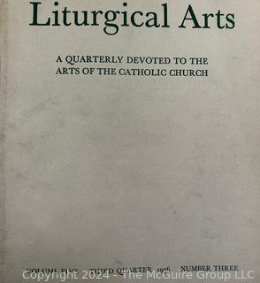 Six (6) Volumes of "Liturgical Arts: A Quarterly Devoted to the Arts of the Catholic Church 