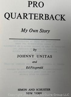 Pro Quarterback: My Own Story by Johnny Unitas and Ed Fitzgerald. 1965 First Printing