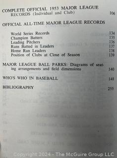 Vintage 1954 The Mutual Baseball Almanac edited by Roger Kahn