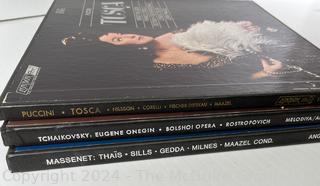 Three (3) Opera Box Sets: Puccini; Massenet; Tchaikovsky