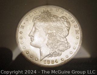 1884 -CC Uncirculated Morgan Silver Dollar (Carson City Mint)