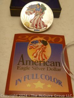 2000 American Eagle Silver Dollar (Colorized)