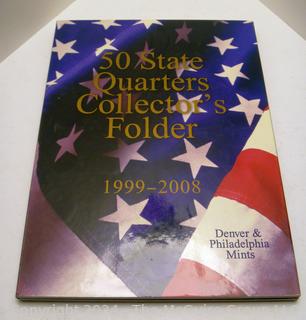 1999-2008 50 State Quarters Set  -P -D  Four Page Book (Unc)