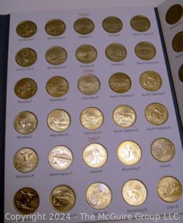 1999-2008 50 State Quarters Set  -P -D  Four Page Book (Unc)