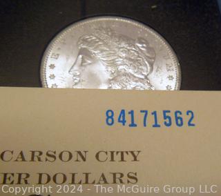 1884 -CC Uncirculated Morgan Silver Dollar (Carson City Mint)