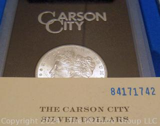 1884 -CC Uncirculated Morgan Silver Dollar (Carson City Mint)