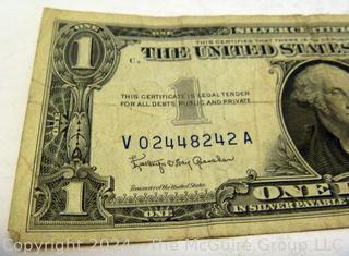 1957 B $1 Silver Certificate Note