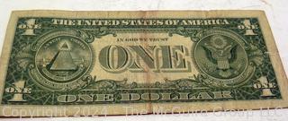 1957 B $1 Silver Certificate Note