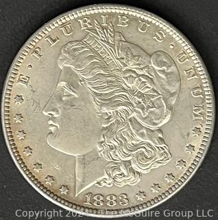 1883 P Morgan Silver Dollar