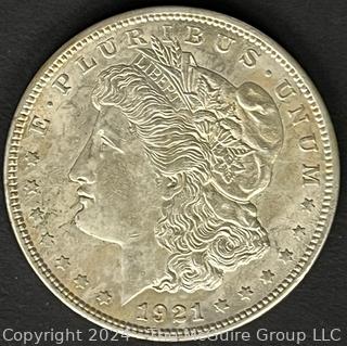 1921 P Morgan Silver Dollar