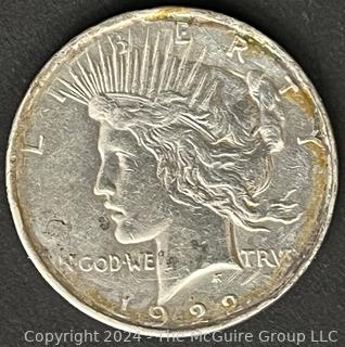 1922 P Peace Silver Dollar Coin