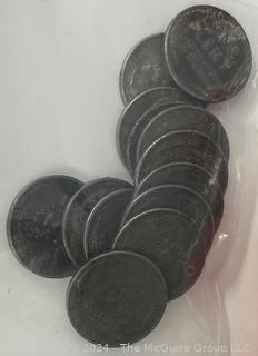 ~12 Rolls Worth of Wheat Cents Including Some Steel Cents