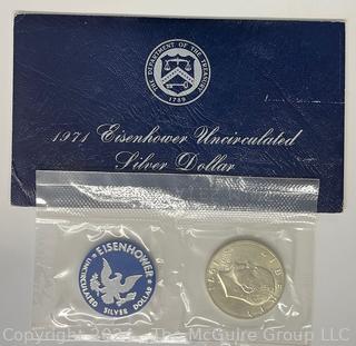 1971 Eisenhower Uncirculated Silver Dollar