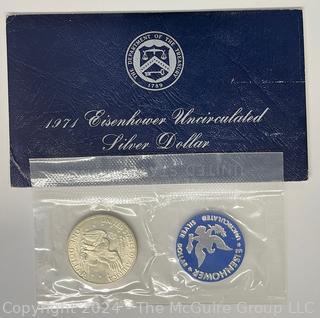 1971 Eisenhower Uncirculated Silver Dollar