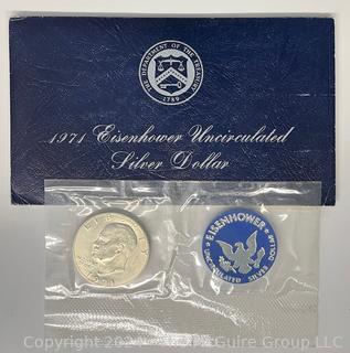 1971 Eisenhower Uncirculated Silver Dollar