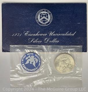 1971 Eisenhower Uncirculated Silver Dollar