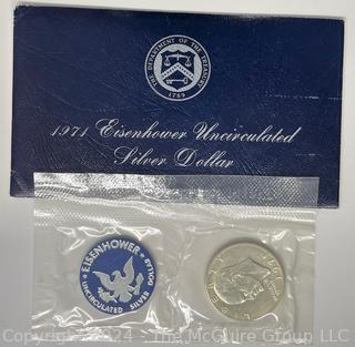 1971 -S Eisenhower Uncirculated Silver Dollar