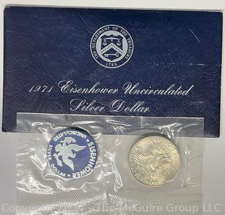 1971 Eisenhower Uncirculated Silver Dollar