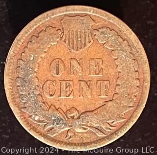 1907 Indian Head Penny One Cent Coin