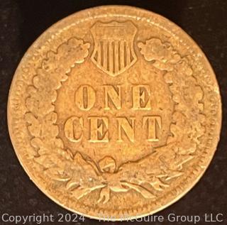 1905 Indian Head Penny One Cent Coin