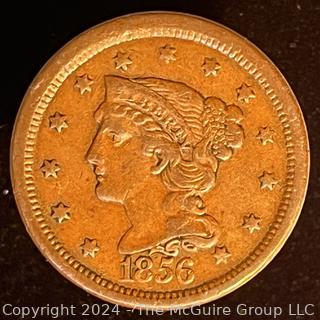 1856 Coronet Large Cent