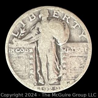 1929 -D Standing Liberty Quarter Dollar Coin