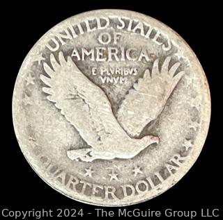 1929 -D Standing Liberty Quarter Dollar Coin