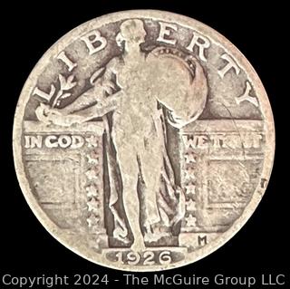 1926-P Standing Liberty Quarter Dollar Coin