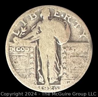 1926 -D Standing Liberty Quarter Dollar Coin