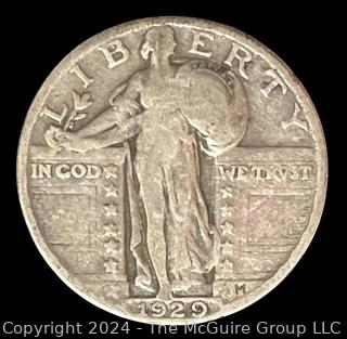 1929-P Standing Liberty Quarter Dollar Coin