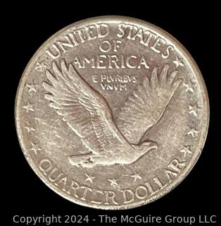 1924 -D Standing Liberty Quarter Dollar Coin