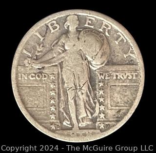 1918 -S Standing Liberty Quarter Dollar Coin