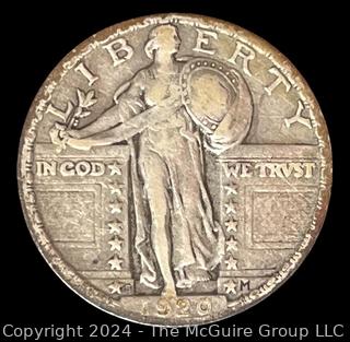 1920 -S Standing Liberty Quarter Dollar Coin