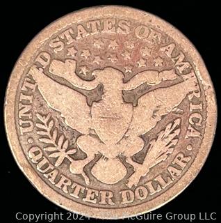 1895-P Barber Quarter Dollar Coin