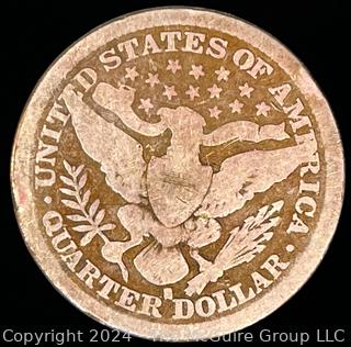 1894-S Barber Quarter Dollar Coin