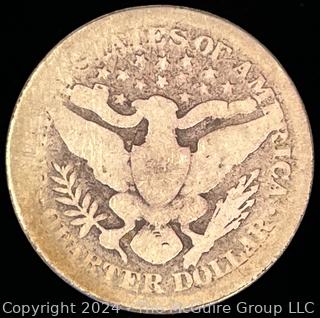 1899 (P) Barber Quarter Dollar Coin