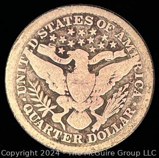 1893-P Barber Quarter Dollar Coin