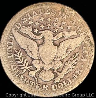 1905 (P) Barber Quarter Dollar Coin