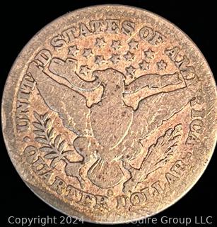 1903 -O Barber Quarter Dollar Coin