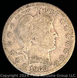 1903 (P) Barber Quarter Dollar Coin