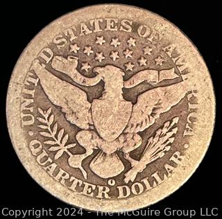 1902-O Barber Quarter Dollar Coin