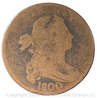 1800 Draped Bust Large Cent Coin