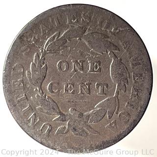 1832 Coronet Large Cent Coin