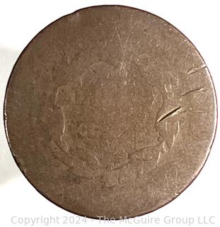 1825 Coronet Large Cent Coin