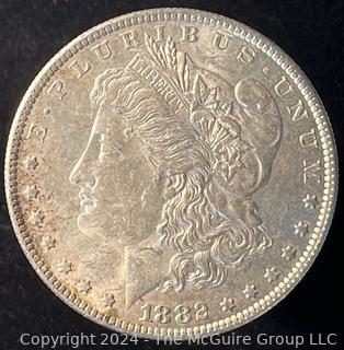 1882-O Morgan Silver Dollar Coin