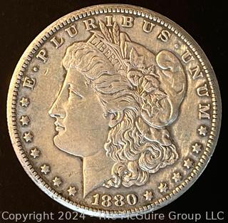 1880-CC Morgan Silver Dollar Coin