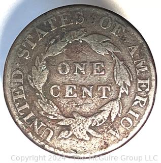 1822 US Liberty Coronet Head Large Cent Coin