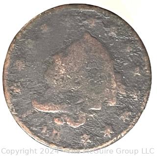 1819 US Liberty Coronet Head Large Cent Coin 