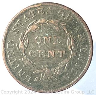 1837 US Liberty Coronet Head Large Cent Coin